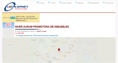 Desktop Screenshot of inveraurum.localizanet.com