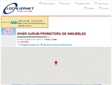 Tablet Screenshot of inveraurum.localizanet.com