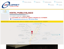 Tablet Screenshot of hostalpuebloblanco.localizanet.com